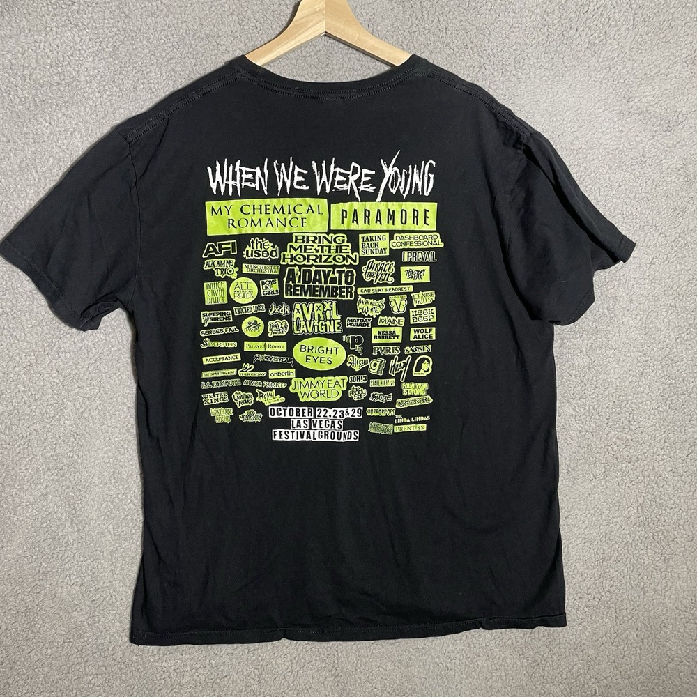 When We Were Young Festival WWWY Fest 2022 Official Lineup Concert T-Shirt XL